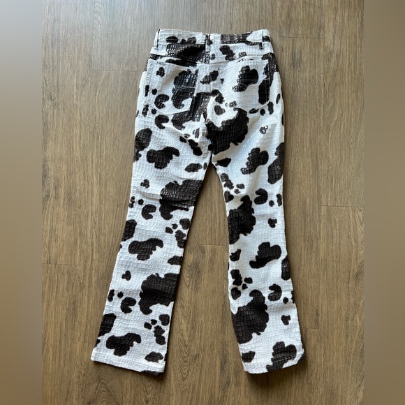 Vintage Cow Print Pants - Picture 6 of 10